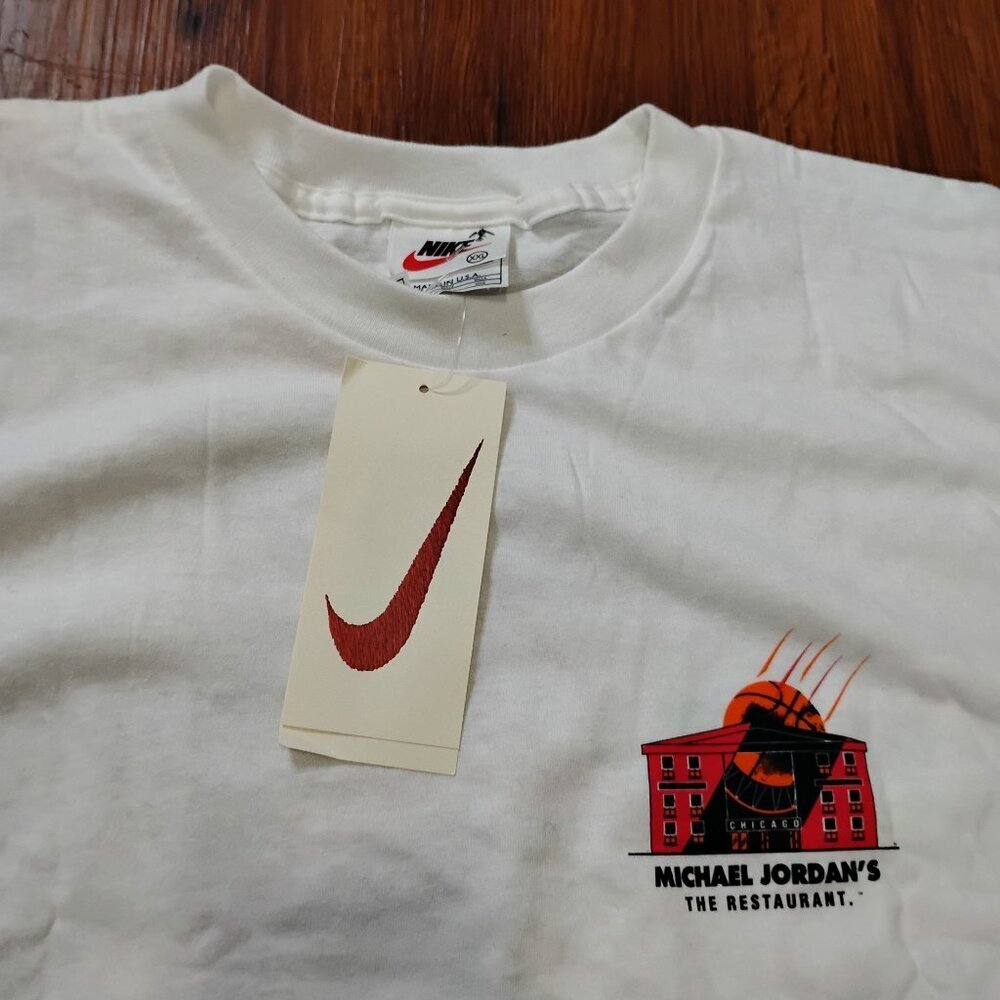 NWT Vintage Nike Michael Jordan's The Restaurant T-Shirt